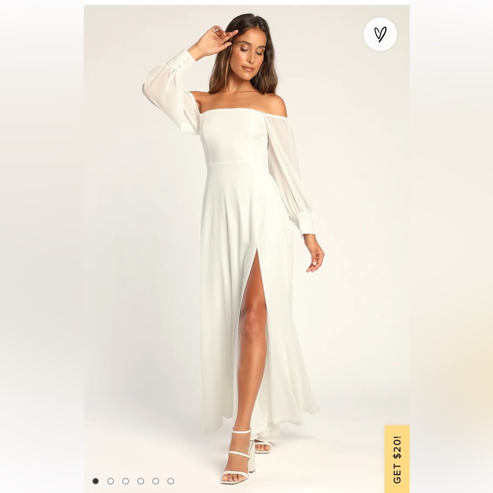 White dress, great condition!